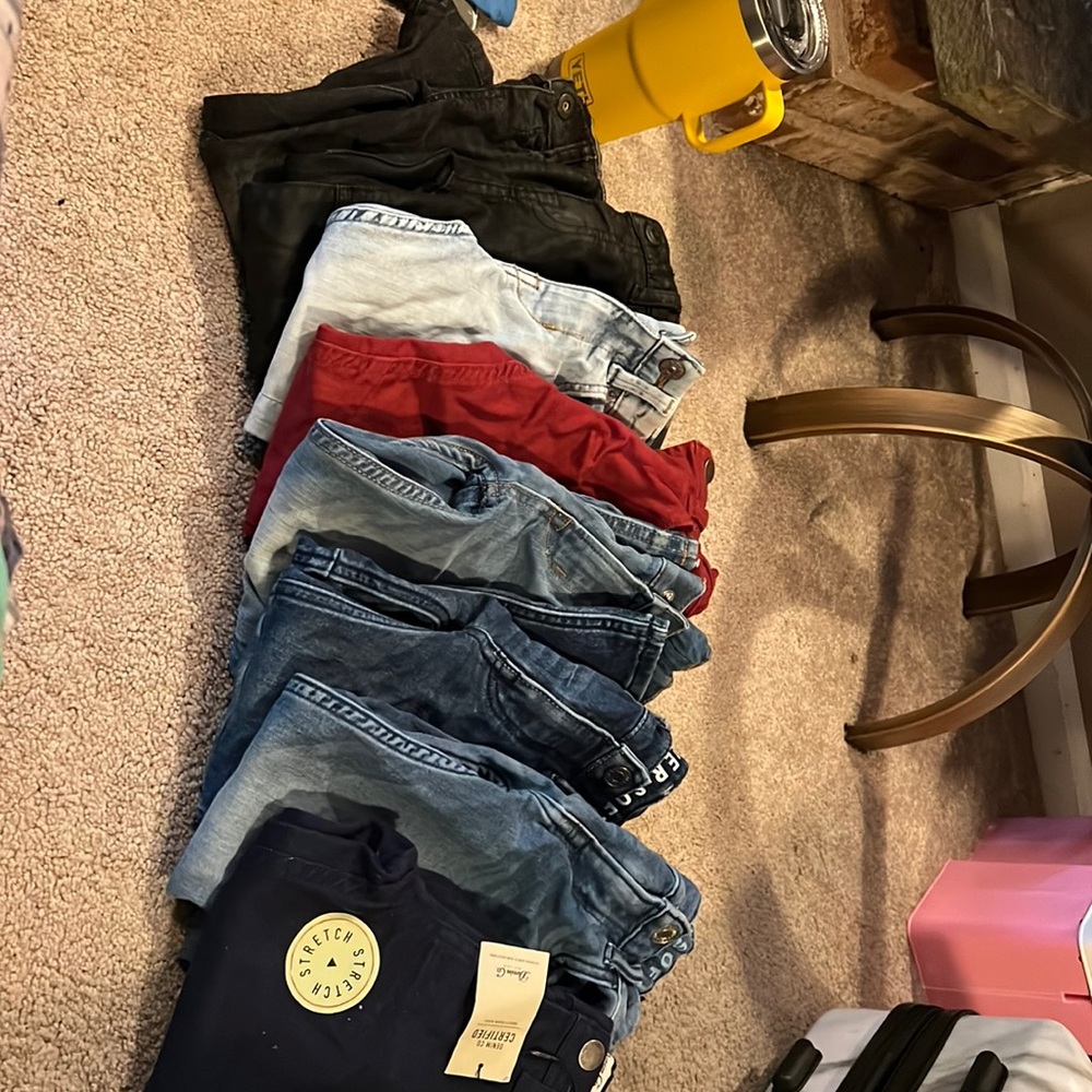 8 pairs of boys primark denim